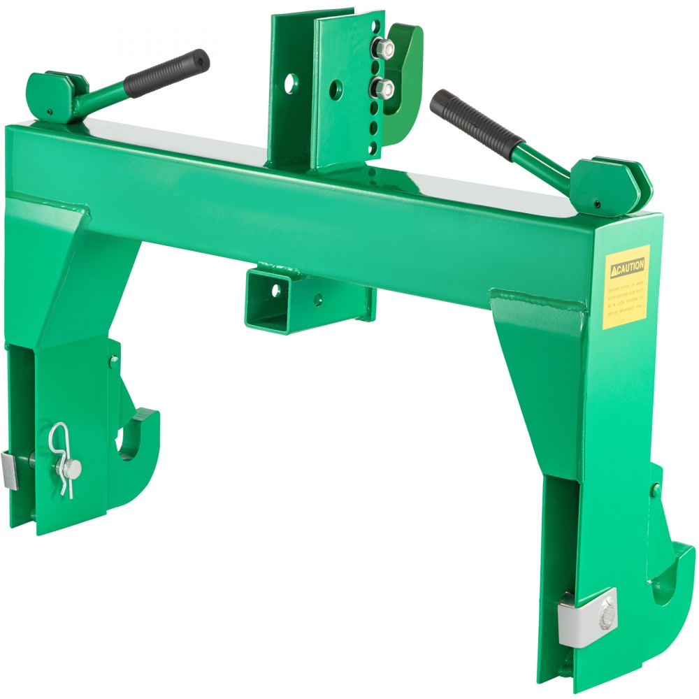 VEVOR 3-Point Quick Hitch, 3000 LBS Lifting Capacity Tractor Quick Hitch, 28.31\" Between Lower Arms Attachments Quick Hitch, No Welding & 5 Level Adjustable Bolt, Adaptation to Category 1 & 2 Tractor