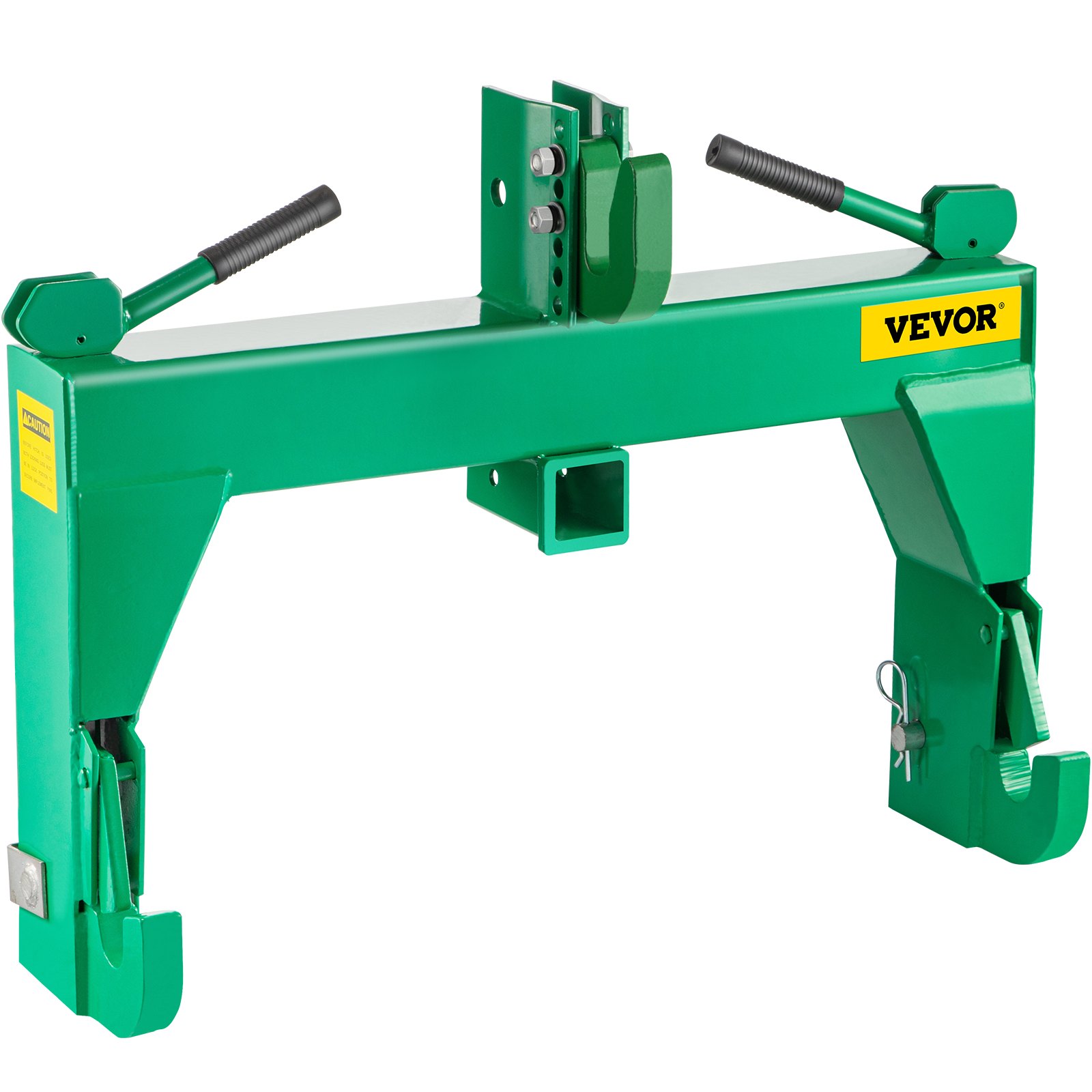 VEVOR 3-Point Quick Hitch, 3000 LBS Lifting Capacity Tractor Quick Hitch, 28.31\" Between Lower Arms Attachments Quick Hitch, No Welding & 5 Level Adjustable Bolt, Adaptation to Category 1 & 2 Tractor