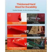 Ballast Box 3 Point Category 1 Tractor Heavy-Duty Thickened Hard Steel Red