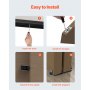 Bypass Door Hardware 4ft Bypass Closet Door Track Kit for 2 Door System Black