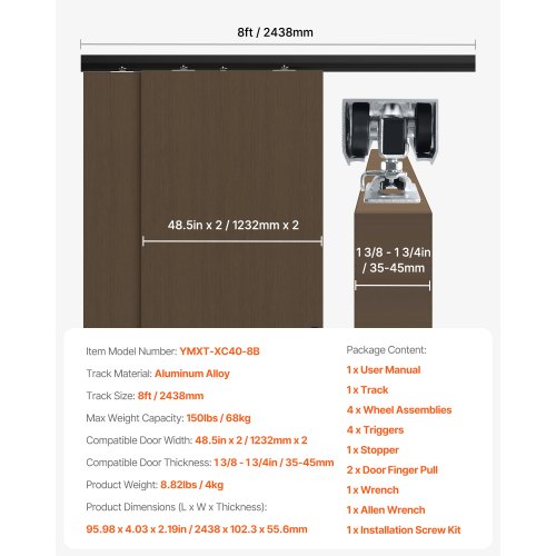 LLDYNW 4 Pcs Stainless Steel Floor Sliding Roller Guide Floor Roller Guide Sliding Door Roller - View #4