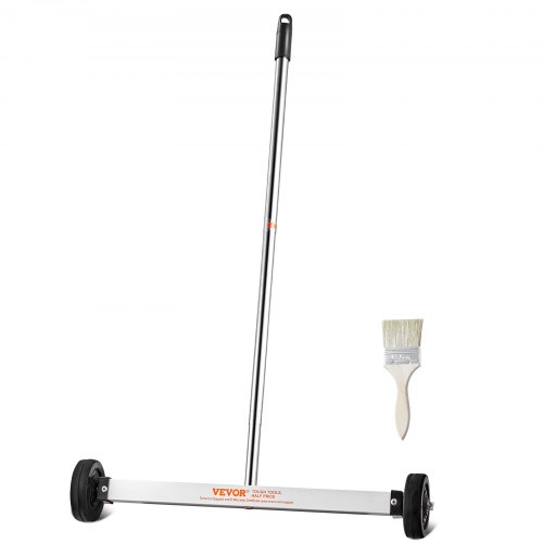 Hillman 18" Magnetic Sweeper Caddy With Wheels & Adjustable Handle - New