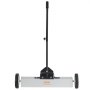 VEVOR 22.7 kg Rolling Magnetic Sweeper with Wheels, Push-Type Magnetic Pick Up Sweeper, 74 cm Large Magnet Pickup Lawn Sweeper with Telescoping Handle, Easy Cleanup of Workshop Garage Yard