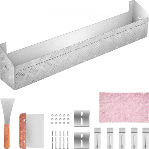 Vevor Griddle Shelf Plancha magnética para plancha de 28" con aluminio Diamond