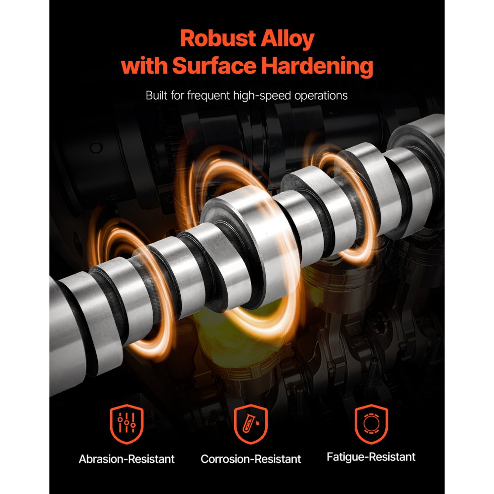 VEVOR vezérműtengely készlet, 9 darabos, tartalmaz vezérműtömítést, nyomórudakat, rugókat és tömítéseket, kompatibilis az 1999-2013 GM Gen3/4 Norris teherautókkal, LS1, LS2, LS6, LQ4, LQ9 motorokhoz, OE 12625437 E1840P E-1840-P