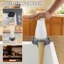 easy one-hand operation of VEVOR glass rinser, ideal for gatherings, parenting, and restaurant use.