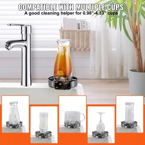 Jerss Glass Rinser, High Pressure Kitchen Sink Pitcher Rinser With Drip