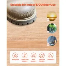 VEVOR Anti-Slip Tape 30FT x 4inch Transparent Non-Slip Grip Tape Traction Treads