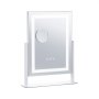 VEVOR Vanity Mirror with Lights, Three Color Lighting Modes, Lighted Makeup LED Mirror, and 5X Magnification Mirror, Smart Touch Control, 360°Rotation (16.1x11.8 in, White)