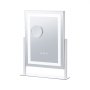 VEVOR Vanity Mirror with Lights, Three Color Lighting Modes, Lighted Makeup LED Mirror, and 5X Magnification Mirror, Smart Touch Control, 360°Rotation (16.1x11.8 in, White)