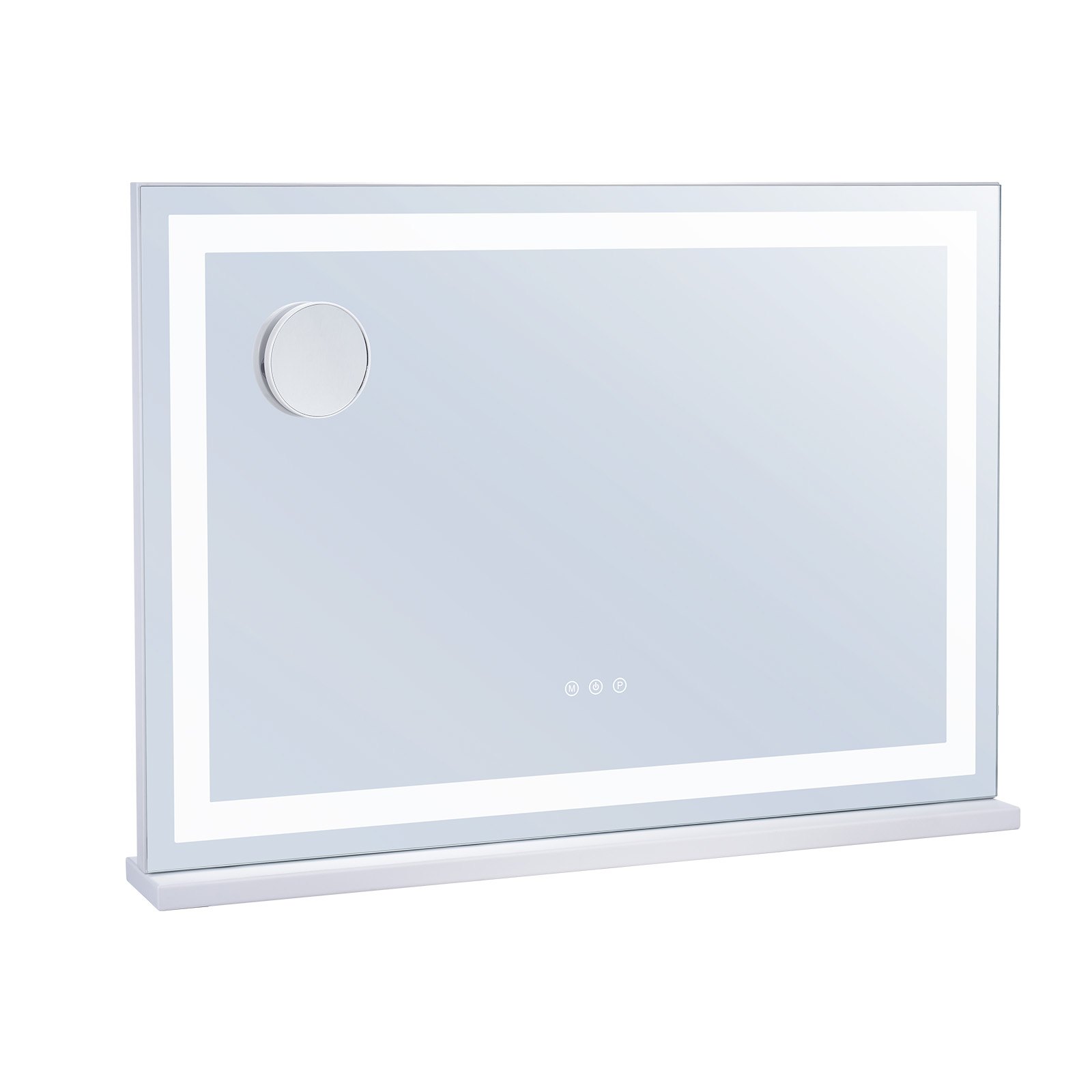 VEVOR Lighted Makeup Mirror 3 Color Vanity w/ USB Desktop Wall-mount 80x55.1 cm