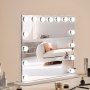 VEVOR Hollywood Vanity Mirror With Lights w/ USB Desktop Wall-mount 22.8x18.1 in