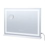 VEVOR Lighted Makeup Mirror 3 Color with Bluetooth USB Desktop Mount 21,7in