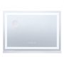 VEVOR Lighted Makeup Mirror 3 Color with Bluetooth USB Desktop Mount 21,7in
