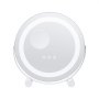 VEVOR 12” Vanity Mirror With Lights, LED Makeup Mirror 3 Color Lighting Modes, with 5X Magnification Mirror, Smart Touch Control, 360°Rotation,Round Lighted Makeup Mirror for Bedroom Tabletop (White)