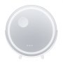 Espejo de tocador VEVOR de 20 pulgadas con luces LED, 3 modos de iluminación, aumento de 5x, control táctil inteligente, rotación de 360°, redondo e iluminado para dormitorio (blanco)