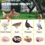 VEVOR Chicken Plucker Drill Attachment Poultry Plucker 18 Finger Inox