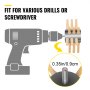 VEVOR chicken plucker attachment, fits drills or screwdrivers, 0.9 cm screw.