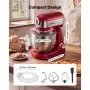 VEVOR 5.3 Qt Tilt Head Stand Mixer 400W Electric Dough Mixer, 10 Speeds Food Kitchen Mixer with Stainless Steel Bowl, Splash Guard, Dough Hook, Whisk, Beater, for Baking Mixing
