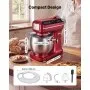 VEVOR 7.4 Qt Tilt Head Stand Mixer 500W Electric Dough Mixer, 12 Speeds Food Kitchen Mixer with Stainless Steel Bowl, Splash Guard, Dough Hook, Whisk, Beater, for Baking Mixing