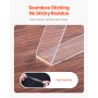 VEVOR Double Sided Tape Heavy Duty, 16 ft Long Nano Mounting Tape, Strong Adhesive & Reusable, Clear Two Sided Wall Tape, Removable Poster Picture Hanging Strips for Home, Office, Car, Outdoor Use