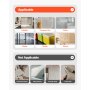 VEVOR Double Sided Tape Heavy Duty, 16 ft Long Nano Mounting Tape, Strong Adhesive & Reusable, Clear Two Sided Wall Tape, Removable Poster Picture Hanging Strips for Home, Office, Car, Outdoor Use