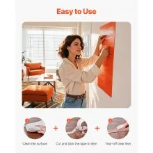 VEVOR Double Sided Tape Heavy Duty, 16 ft Long Nano Mounting Tape, Strong Adhesive & Reusable, Clear Two Sided Wall Tape, Removable Poster Picture Hanging Strips for Home, Office, Car, Outdoor Use