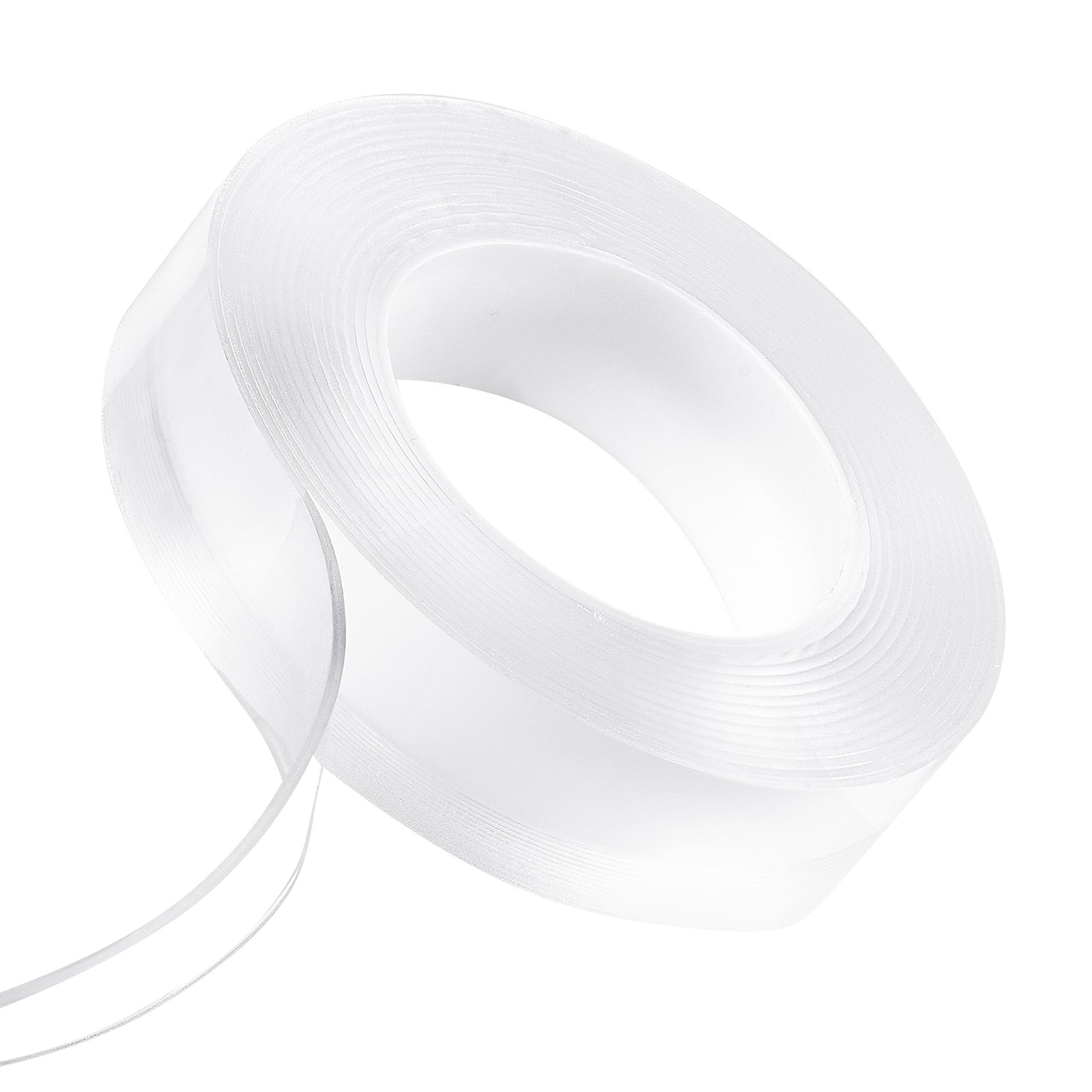 VEVOR Double Sided Tape Heavy Duty, 16 ft Nano Mounting Tape( 3 Pack), Strong Adhesive & Reusable, Clear Two Sided Wall Tape, Removable Poster Picture Hanging Strips for Home Office Car Outdoor Use