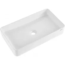 VEVOR Modern Ceramic Vessel Sink 24"x13.8" Bathroom Vanity Bowl Countertop White