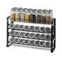 VEVOR Detachable Spice Rack Organizer for Cabinet, 4 Tie Stackable Seasoning Organizer, Spice Jars Kitchen Storage for Countertop Kitchen Pantry Cupboard, 15.8x10.7 in