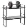 VEVOR Adjustable Kitchen Cabinet Shelf Organizer, Expandable 2 Tier Cabinet Shelf, Stackable Countertop Organizers and Storage Shelf Risers, Pantry Organizers for Kitchen Bathroom Office, Black