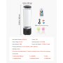 VEVOR Sensory Bubble Tube Lamp 16 Remote-controlled Color Water Fish Lamp 382mm