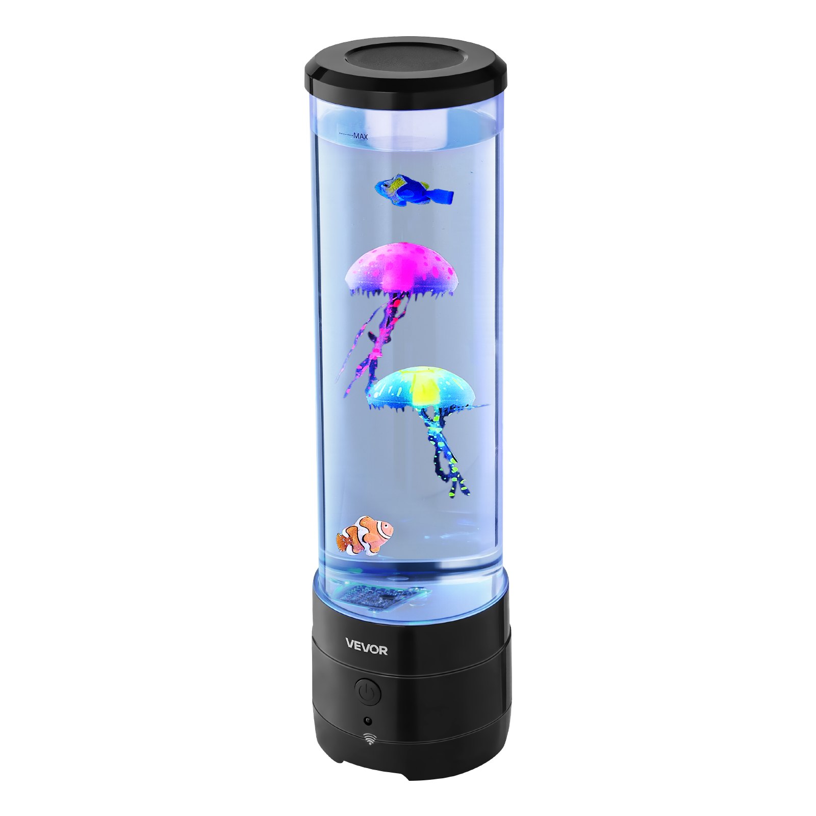 VEVOR Sensory Bubble Tube Lamp 16 Remote-controlled Color Water Fish Lamp 382mm