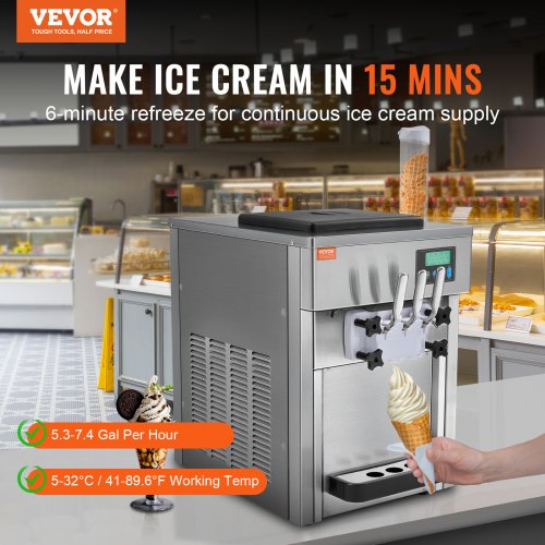 9 flavor soft serve machine