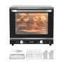 66L Commercial Countertop Oven 2800W Electric Toaster Oven Stainless Steel