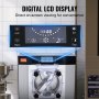 VEVOR Máquina de helado comercial, rendimiento de 12 L/H, máquina de helado de servicio duro de encimera de un solo sabor de 1713 W, cilindro de acero inoxidable de 4,5 L, preenfriamiento de limpieza automática del panel LED, para bares de restaurante