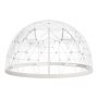 VEVOR Garden Dome Tent, 12 x 7.2 ft Outdoor Clear Bubble Tent for 4-7 Person, Weatherproof Geodesic Dome Greenhouse with Window, PVC Igloo Tents for Backyard Patios Camping Party Wedding