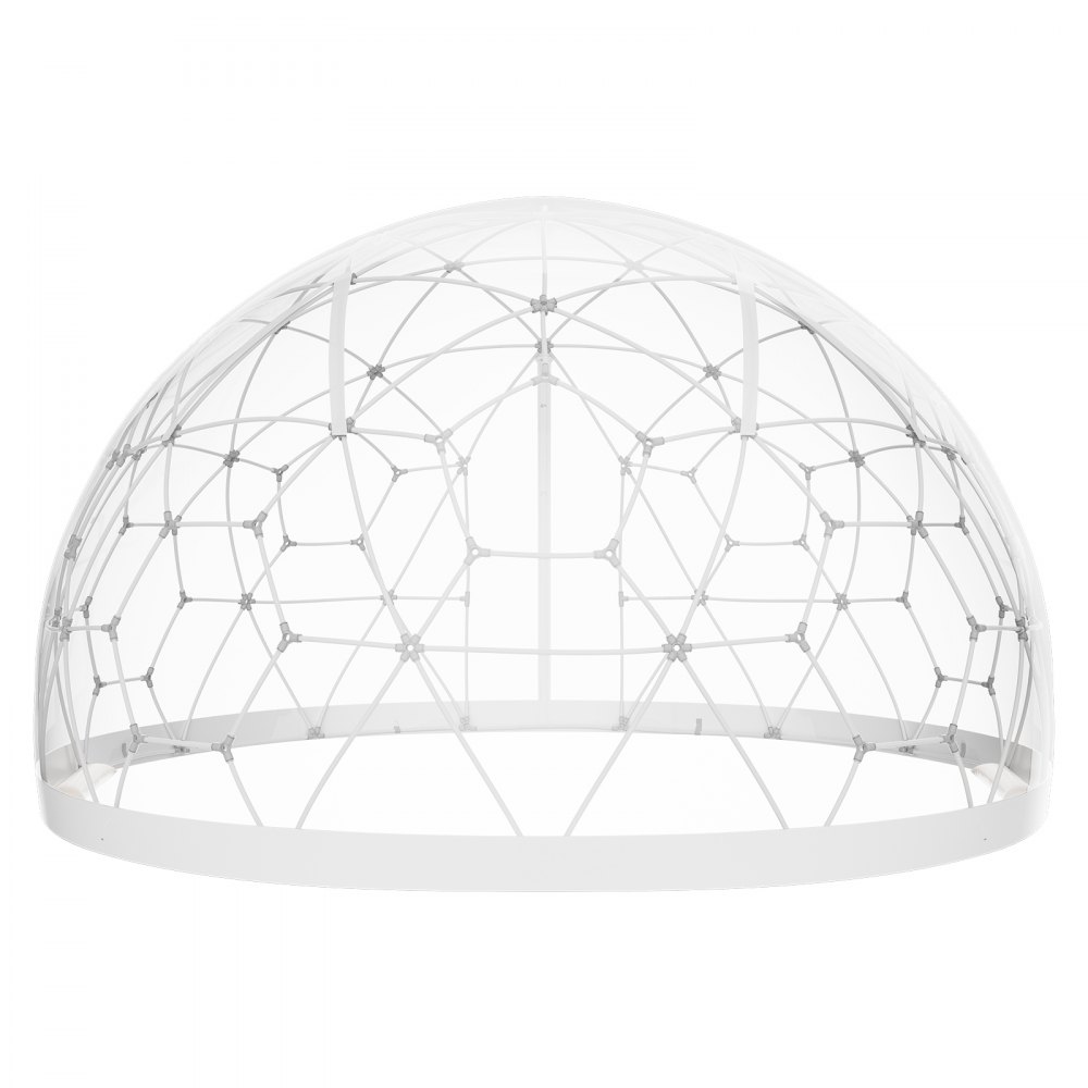VEVOR 12FT Dome Bubble Tent Outdoor House Camping Shelter w/ Transparent Window