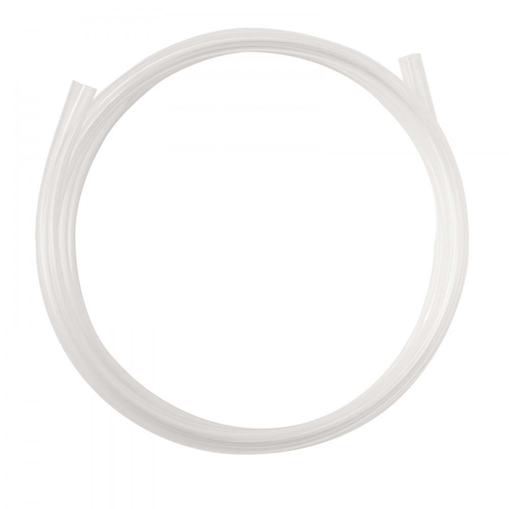 VEVOR Clear Vinyl Tubing, 1/2" ID x 5/8" OD, 10FT Plastic PVC Tubing, Flexible and Cuttable Clear Hose, 1/16 in Wall Thickness, High-strength PVC Material for Aquarium Irrigation Swimming Pool Lab