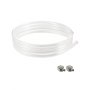 Clear Vinyl Tubing 1/2" ID x 5/8" OD 10FT Plastic PVC Tubing Flexible Hose