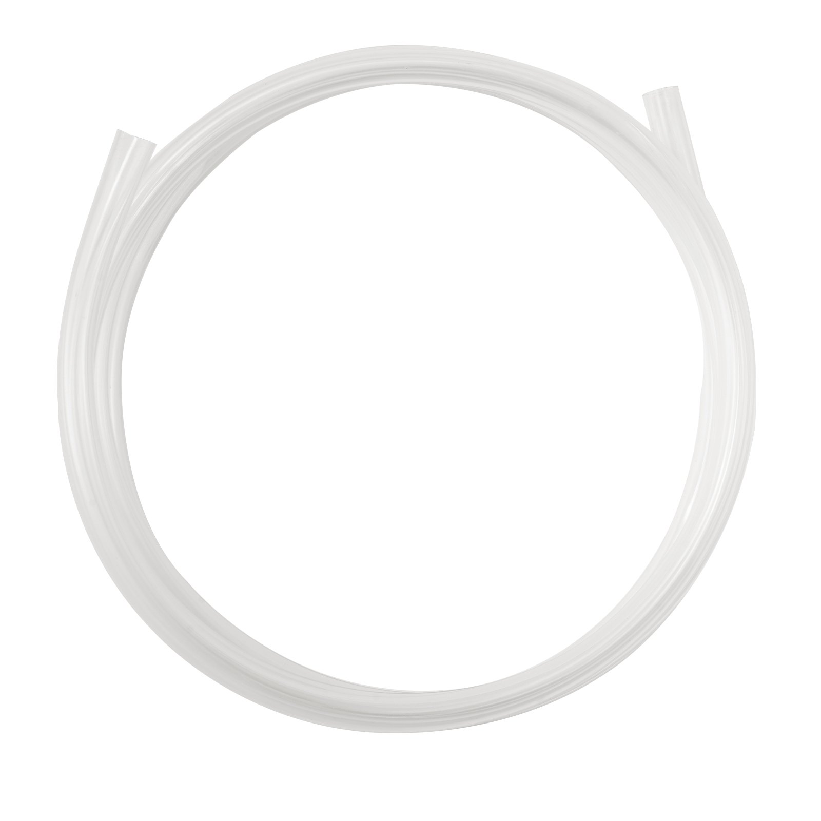 VEVOR Clear Vinyl Tubing, 1/2" ID x 5/8" OD, 10FT Plastic PVC Tubing, Flexible and Cuttable Clear Hose, 1/16 in Wall Thickness, High-strength PVC Material for Aquarium Irrigation Swimming Pool Lab