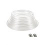 Clear Vinyl Tubing 3/8" ID x 1/2" OD 50FT Plastic PVC Tubing Flexible Hose
