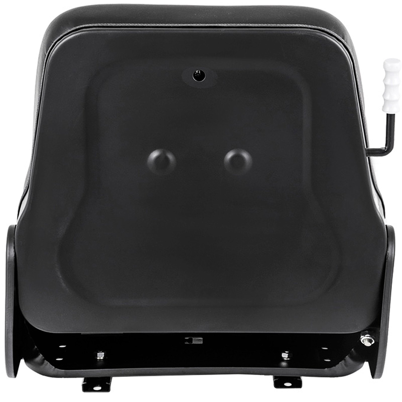 VEVOR Universal Tractor Seat, High Back, Folding Forklift Seat with Adjustable Backrest, Waterproof PVC Mower Seat, Fit Excavator, Forklift, Skid Loader, Black