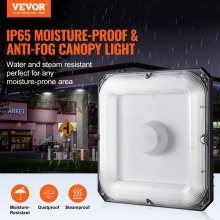 VEVOR 4 Pack LED Canopy Lights 80W 8800LM 5000K Daylight Outdoor Canopy Lighting