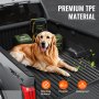 Alfombrilla para caja de camioneta VEVOR compatible con Toyota Tundra 2022-2024, revestimiento de TPE para caja de camioneta, accesorios