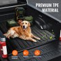 Alfombrilla para caja de camioneta VEVOR compatible con Ford F250/F350 2017-2024, accesorios de revestimiento para caja de camioneta TPE