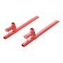 VEVOR Pallet Forks, 907 kg Clamp on Pallet Forks, 109 cm Total Length Heavy-Duty Quick Attach Tractor Fork Compatible with Tractor Attachments, Loader Bucket, and Skid Steer, Orange