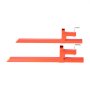 VEVOR Pallet Forks, 907 kg Clamp on Pallet Forks, 109 cm Total Length Heavy-Duty Quick Attach Tractor Fork Compatible with Tractor Attachments, Loader Bucket, and Skid Steer, Orange