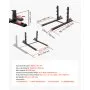 VEVOR Pallet Forks, 4000 lbs Clamp on Pallet Forks, 60-Inch Total Length Heavy-Duty Tractor Fork with Anti-Tilt Bar & Adjustable Stabilizer Bar, Fit for Loader Bucket Skid Steer Tractor, Black
