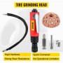 VEVOR Air Tire Buffer, 2500rpm Low Speed Tire Buffer, 35 mm Pneumatic Buffing Tool, Variable Speed Tire Grinder With Whip Hose, Tire Repair Buffing Wheel For Inner Liner Cleaning, Reaming And Drilling